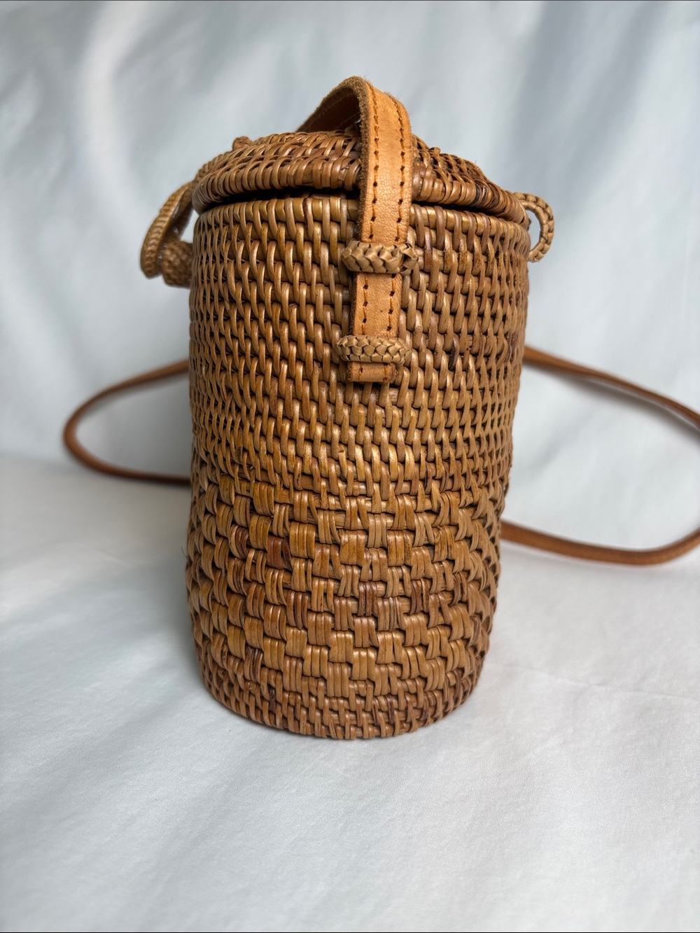 Folk Fortune x Madewell Hand Woven Rattan Bali Bag - EUC - Picture 6 of 12